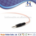 Colorful slim car audio aux 3.5mm usb cable
